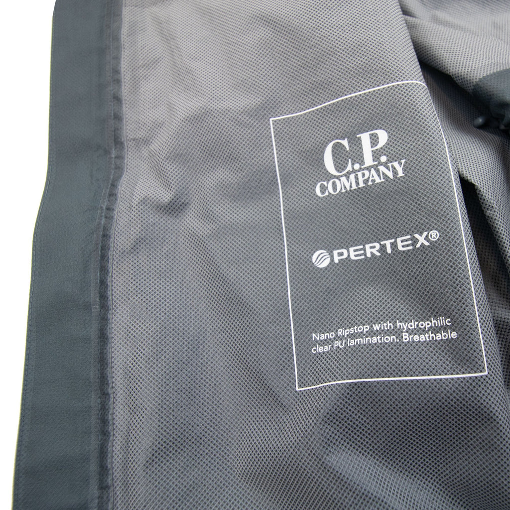 Cp Company Metropolis Series Pertex Hooded Bloom Jacket Turbulence Grey 975