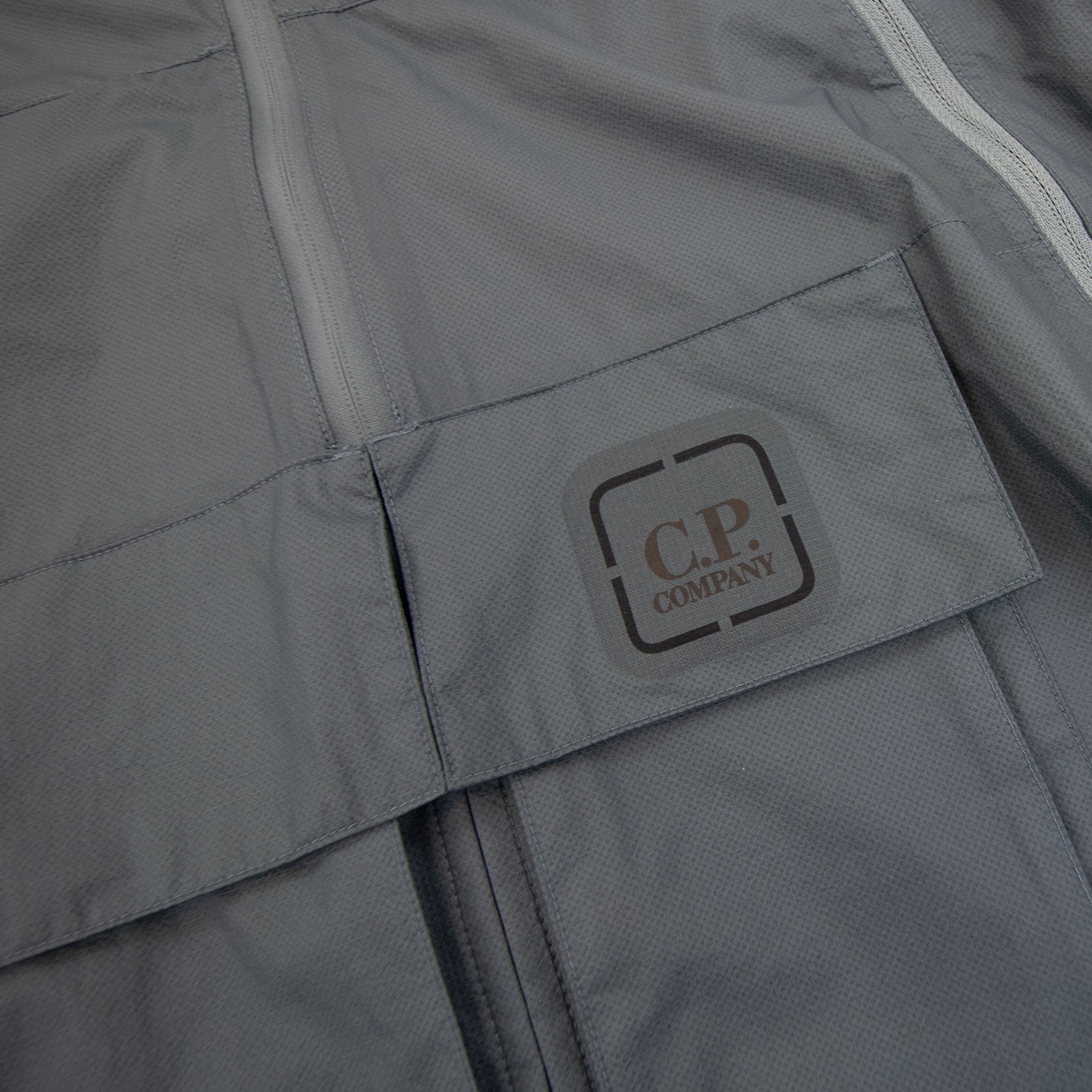 Cp Company Metropolis Series Pertex Hooded Bloom Jacket Turbulence Grey 975