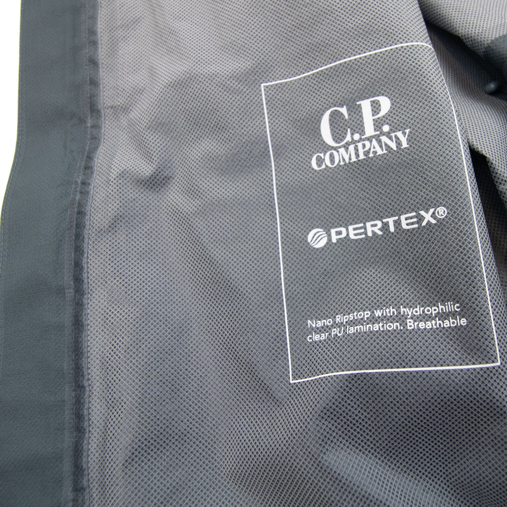 Cp Company Metropolis Series Pertex Hooded Bloom Jacket Turbulence Grey 975
