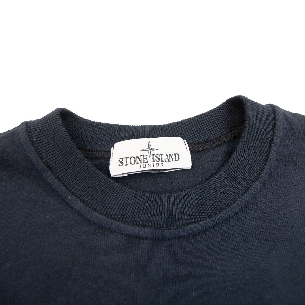 Stone Island Junior Lightweight Crewneck Sweatshirt Navy V0020