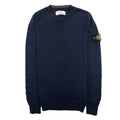 Stone Island Junior Crew Neck  Knit Jumper Navy V0020