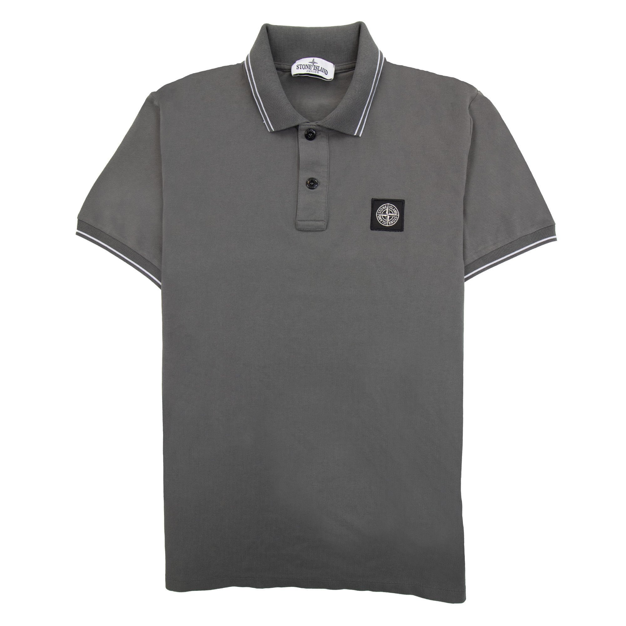 Stone Island Junior Polo Ss Kids Grey V0167