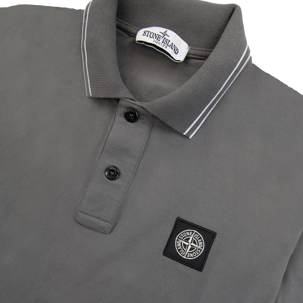Stone Island Junior Polo Ss Kids Grey V0167