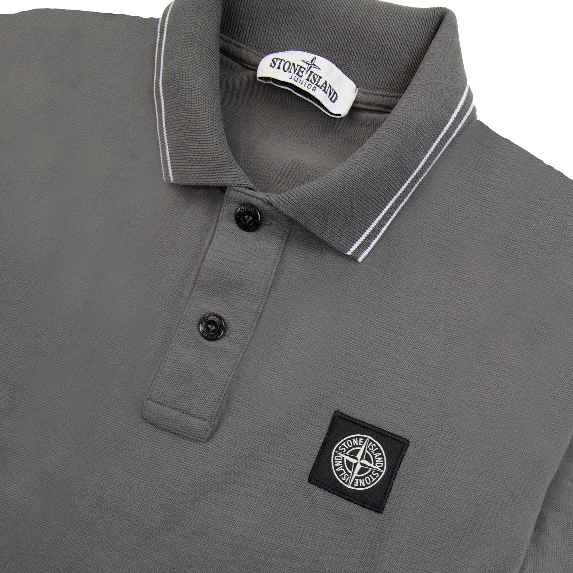 Stone Island Junior Polo Ss Kids Grey V0167