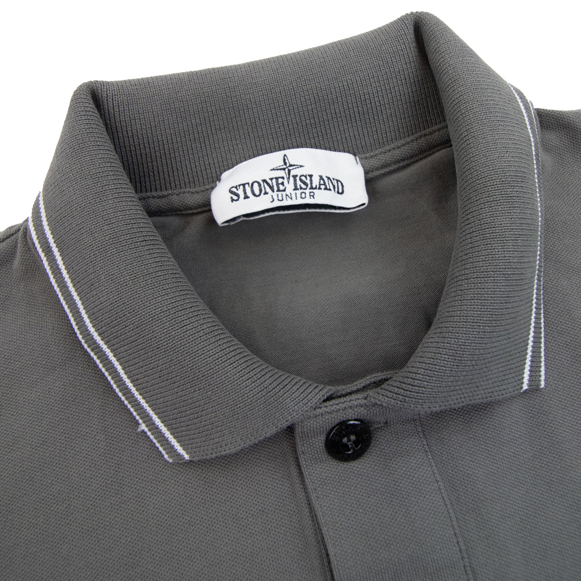 Stone Island Junior Polo Ss Kids Grey V0167