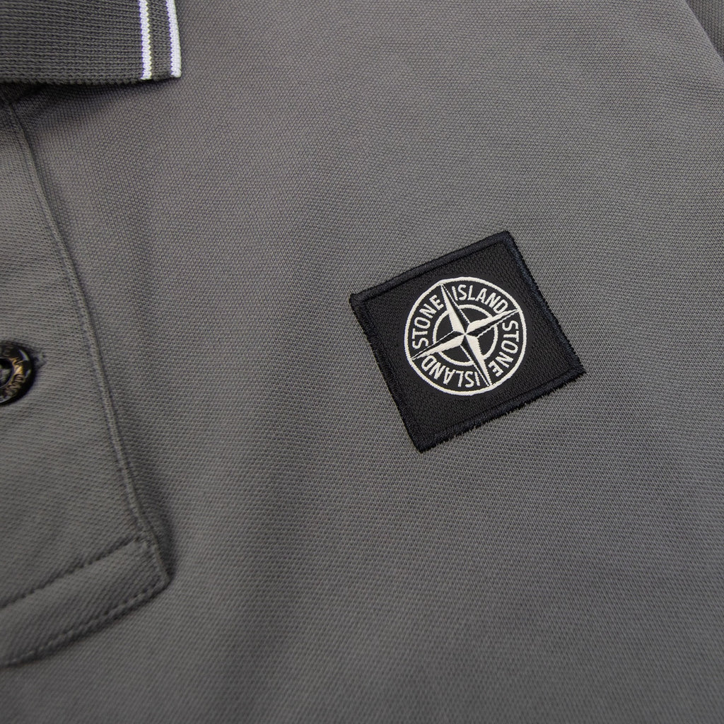 Stone Island Junior Polo Ss Kids Grey V0167