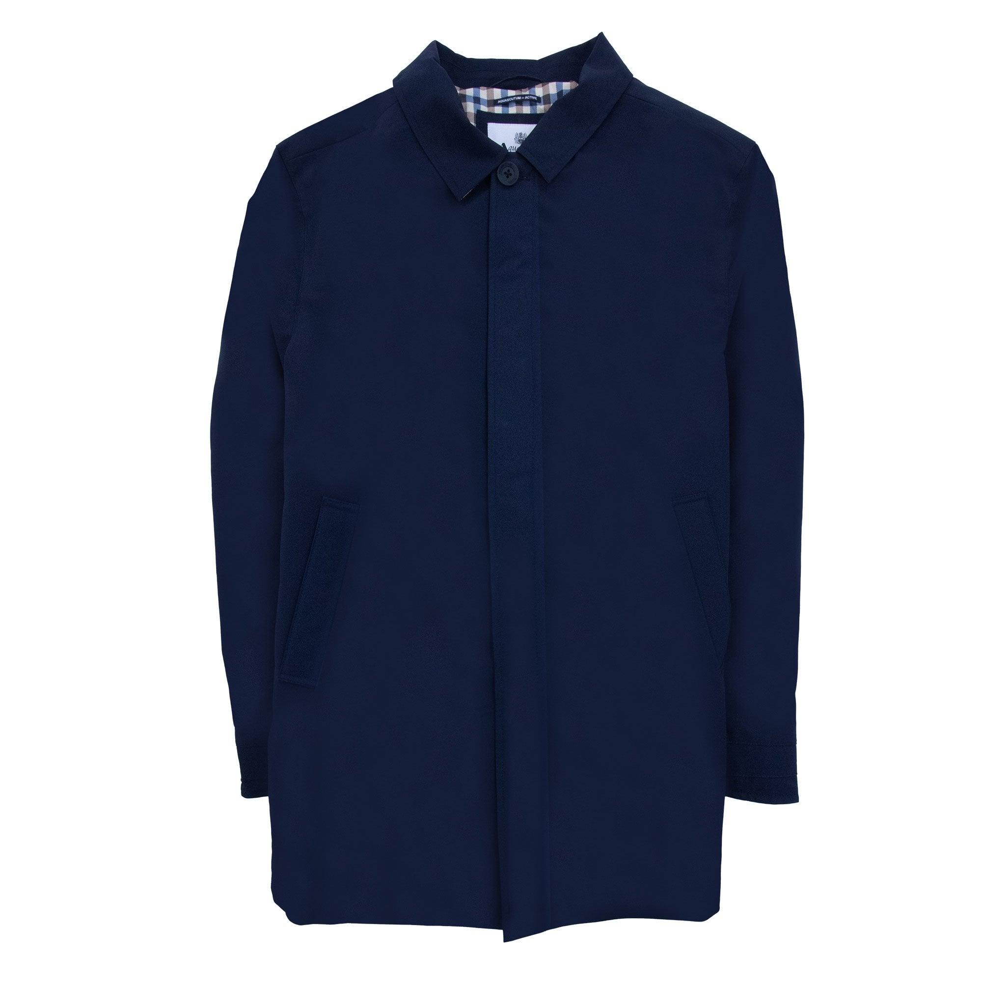 Aquascutum Shell Active Mid Trench Coat Navy 11