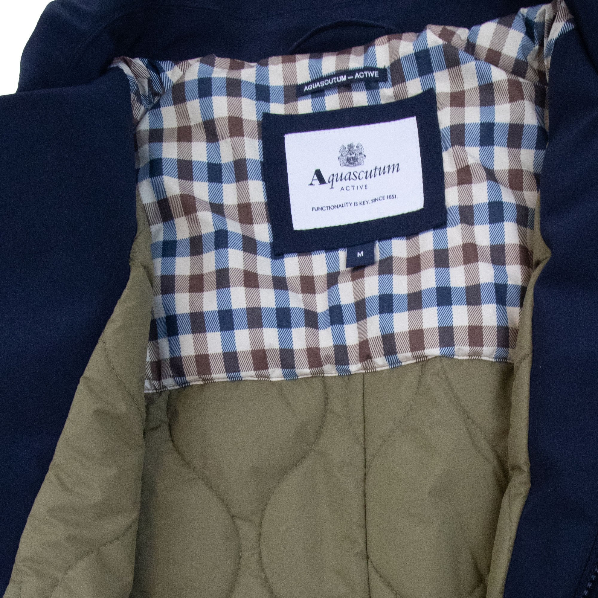 Aquascutum Shell Active Mid Trench Coat Navy 11