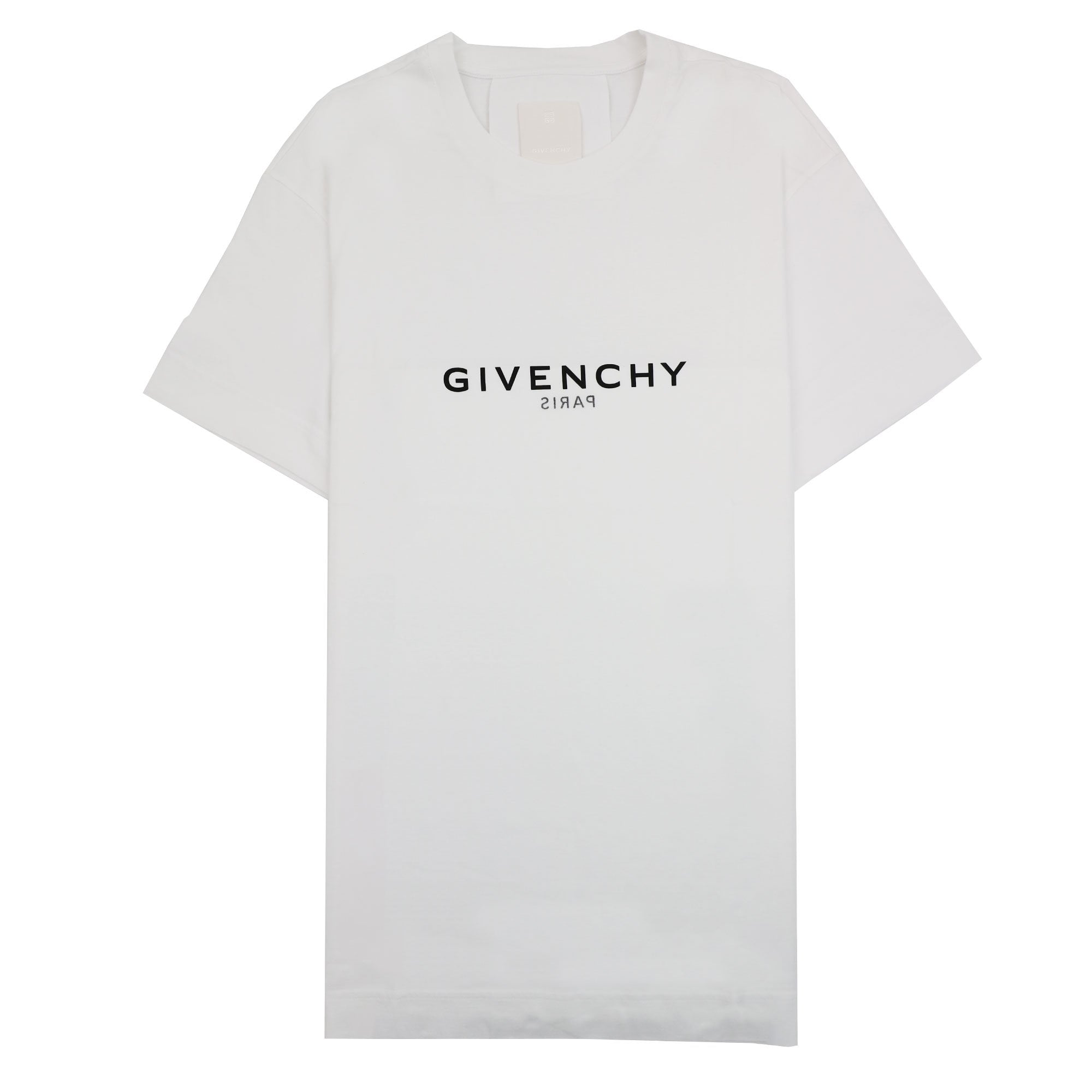 Givenchy Reverse Paris Logo 'Oversized' T Shirt White 100