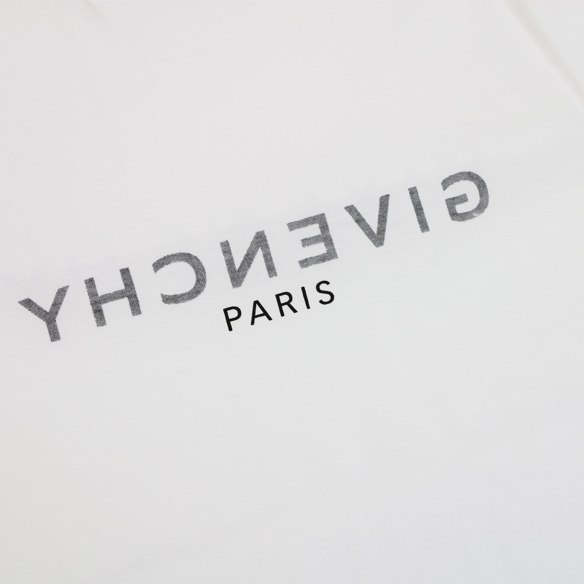 Givenchy Reverse Paris Logo 'Oversized' T Shirt White 100