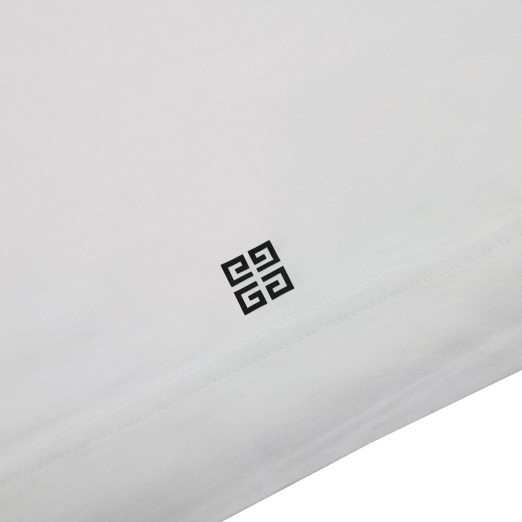 Givenchy Reverse Paris Logo 'Oversized' T Shirt White 100