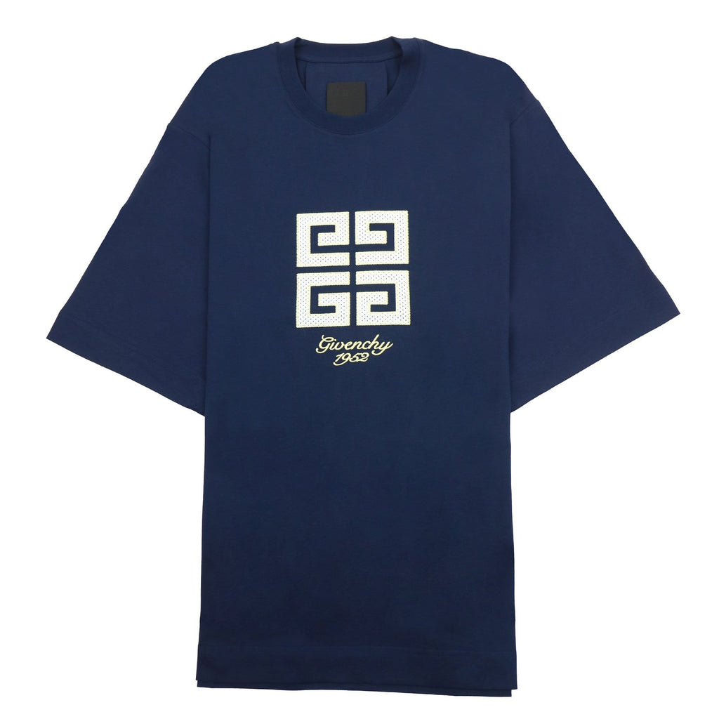 Givenchy 4g Logo T Shirt Medium Blue