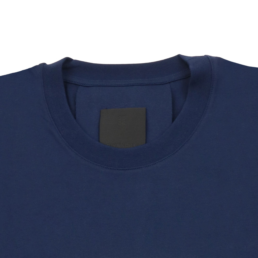 Givenchy 4g Logo T Shirt Medium Blue