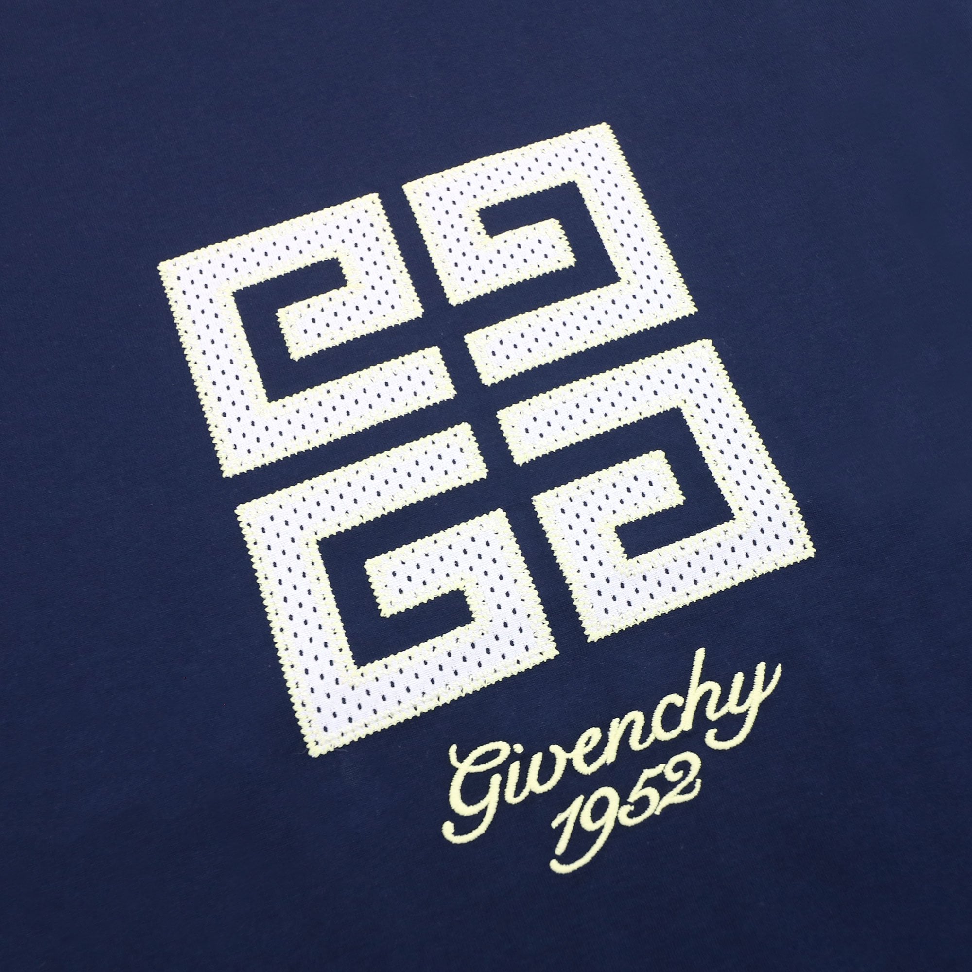 Givenchy 4g Logo T Shirt Medium Blue