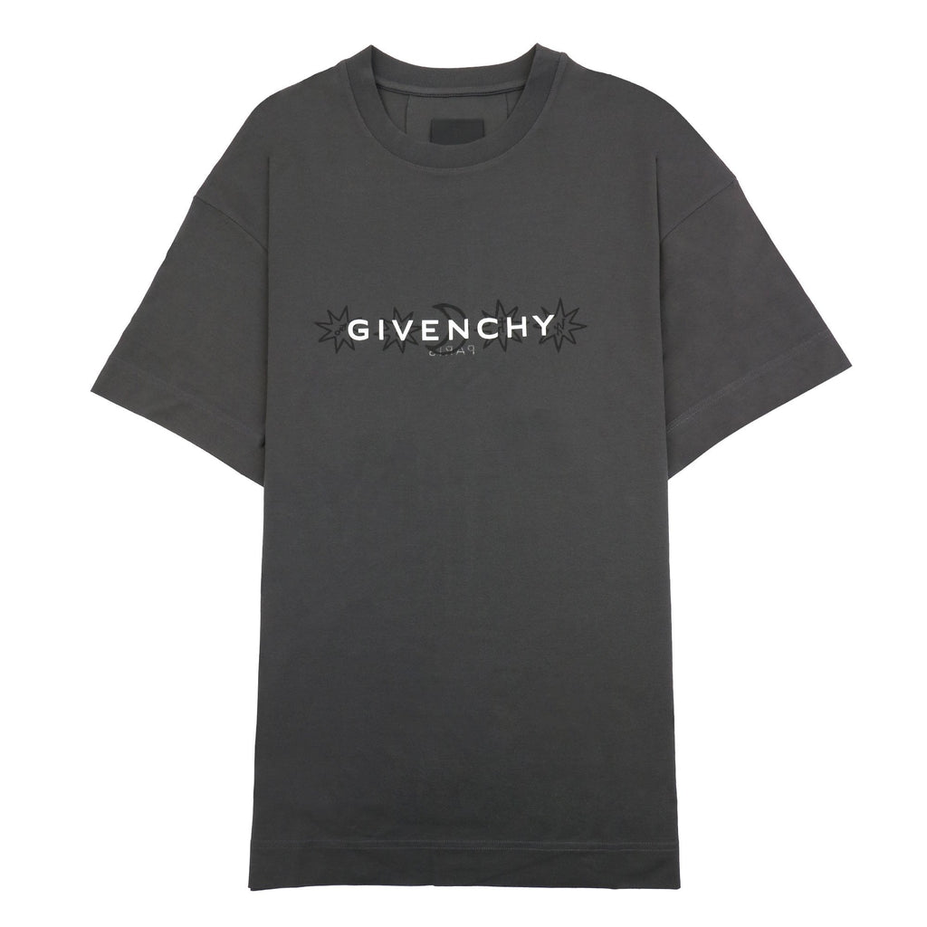 Givenchy Tarot Print Logo T Shirt Rosewood 209