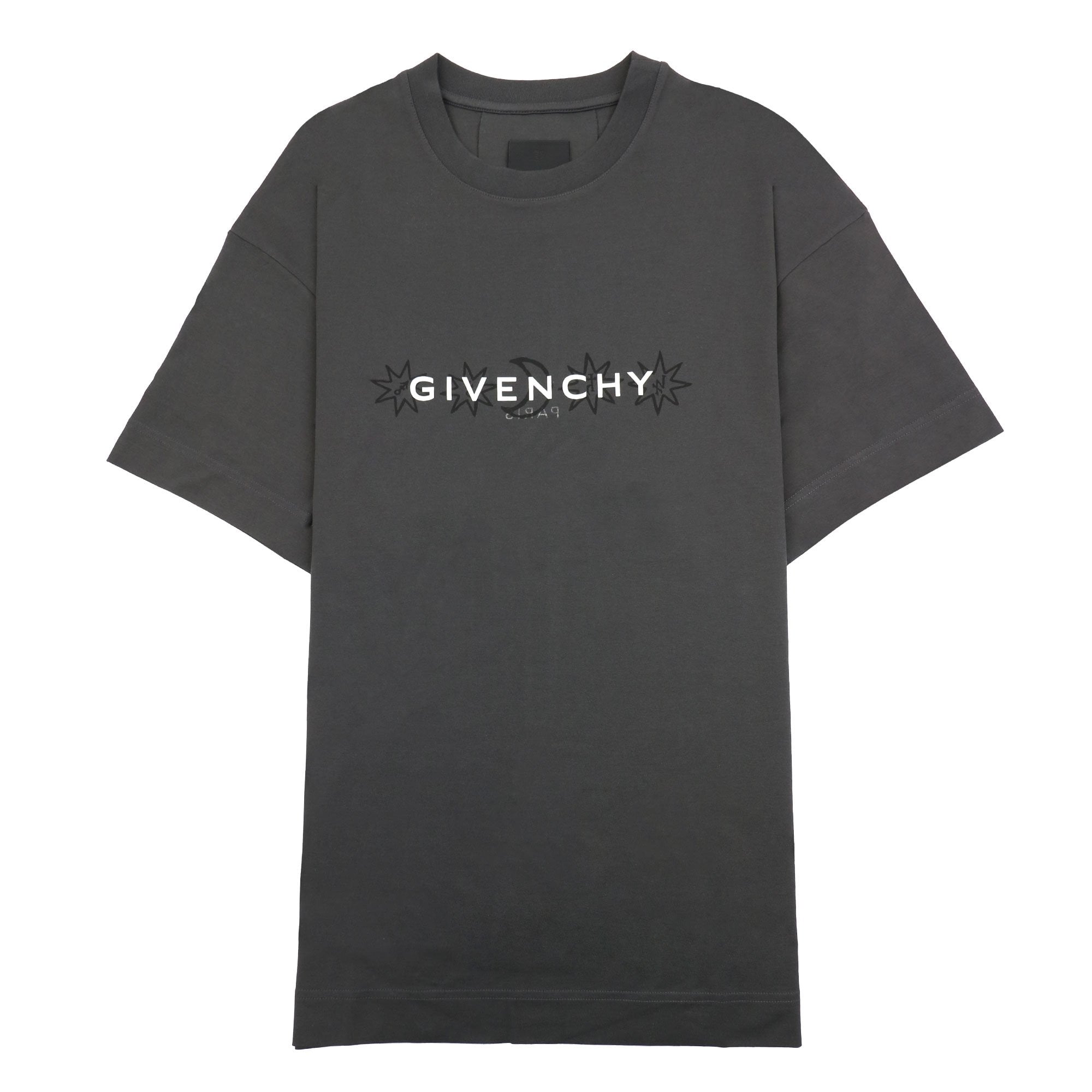 Givenchy Tarot Print Logo T Shirt Rosewood 209