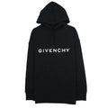 Givenchy Logo Hoodied Sweatshirt Black 001