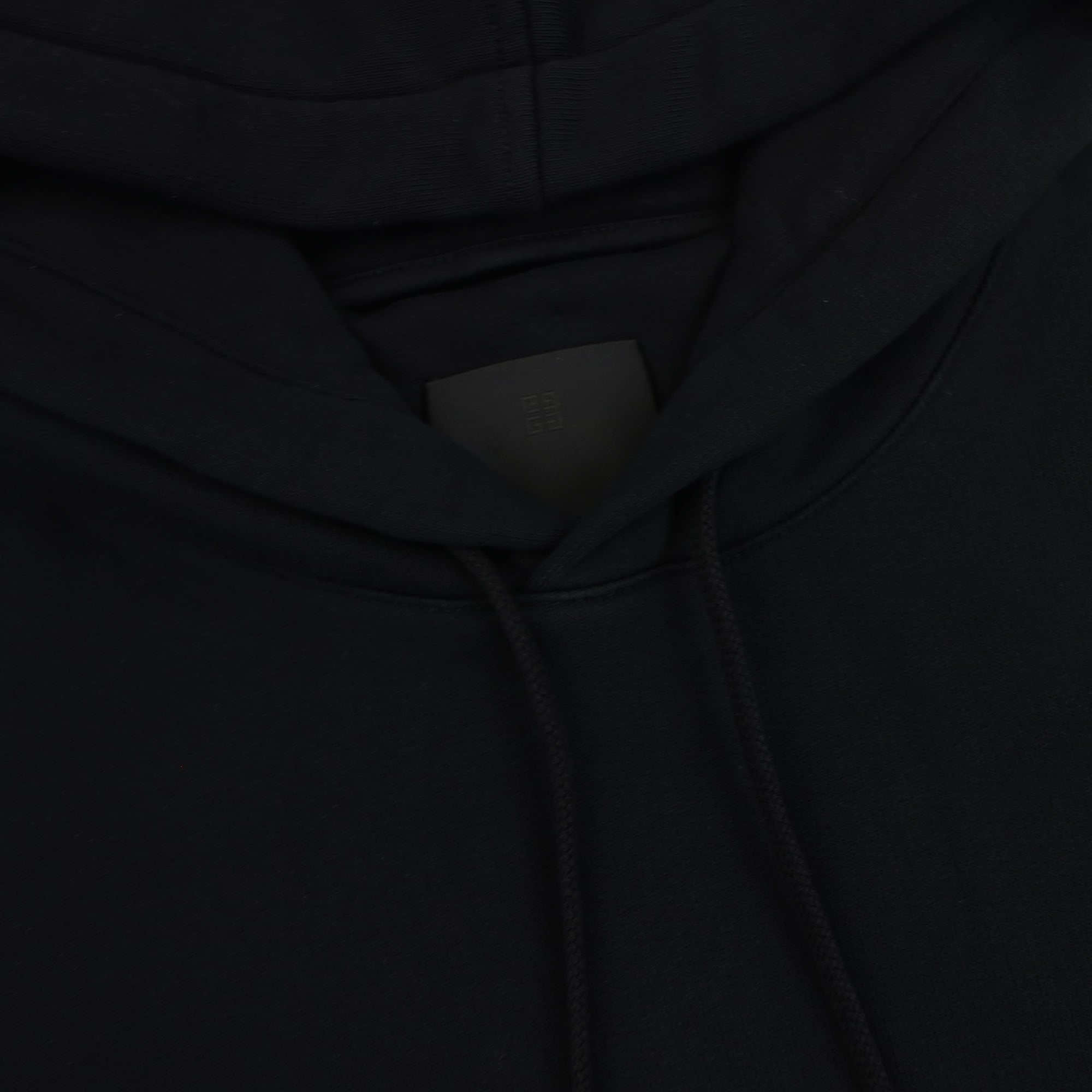 Givenchy Logo Hoodied Sweatshirt Black 001