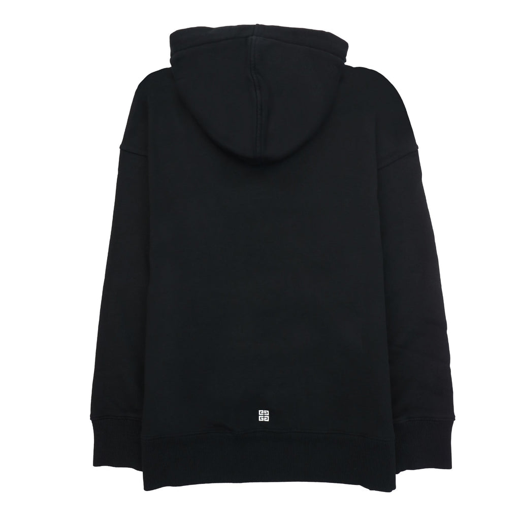 Givenchy Logo Hoodied Sweatshirt Black 001