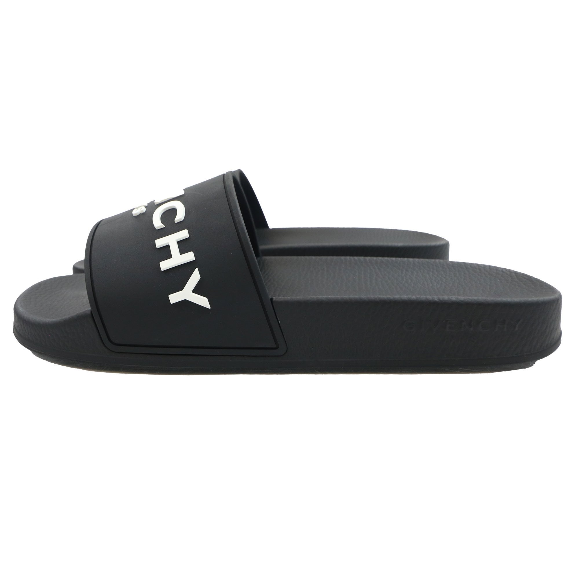 Givenchy Embossed Rubber Logo Sliders Black 001