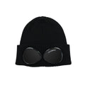 Cp Company Undersixteen Goggle Ribbed Knit Beanie Black 60100