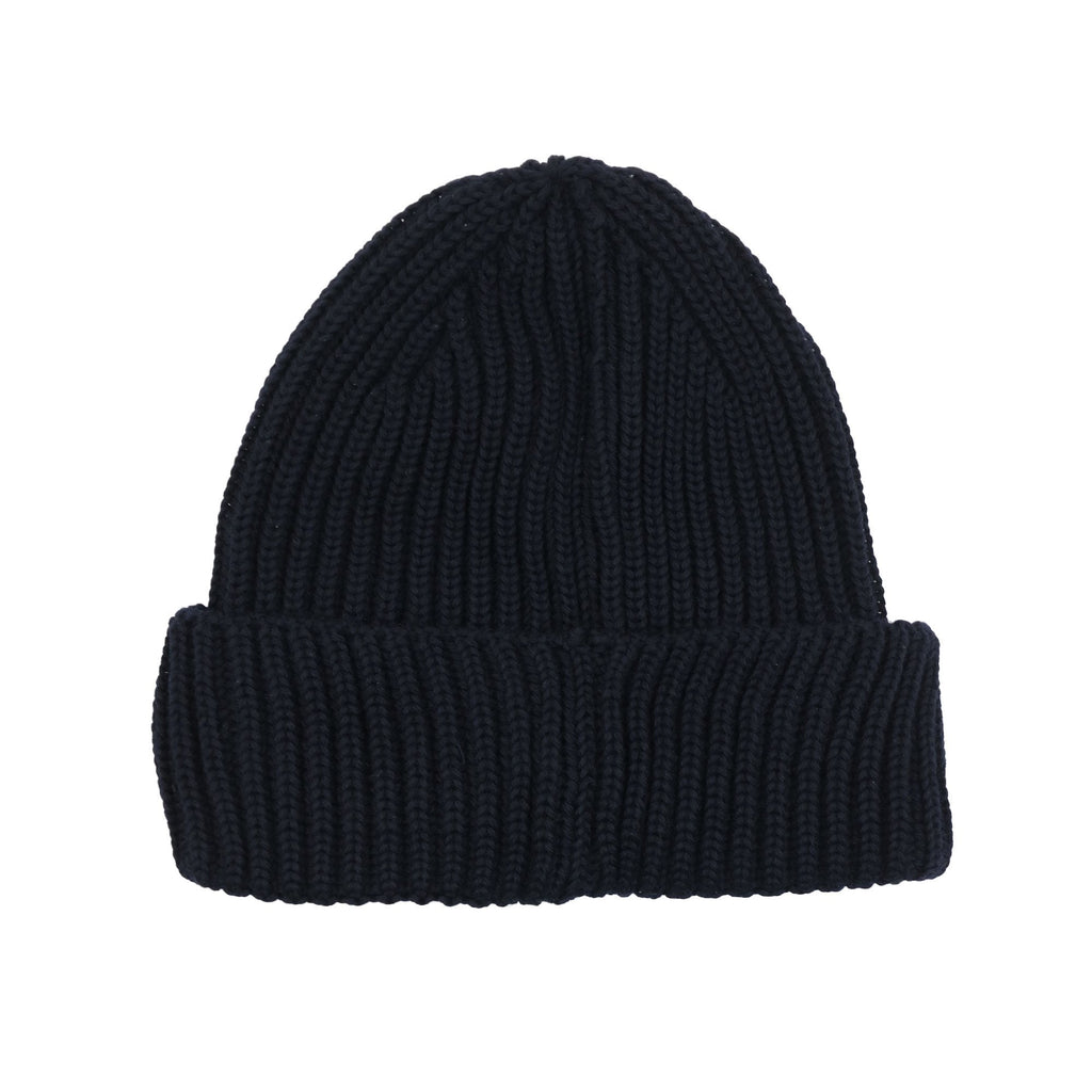 Cp Company Extra Fine Merino Wool Goggle Beanie Navy 888