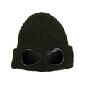 Cp Company Extra Fine Merino Wool Goggle Beanie Ivy Green 683