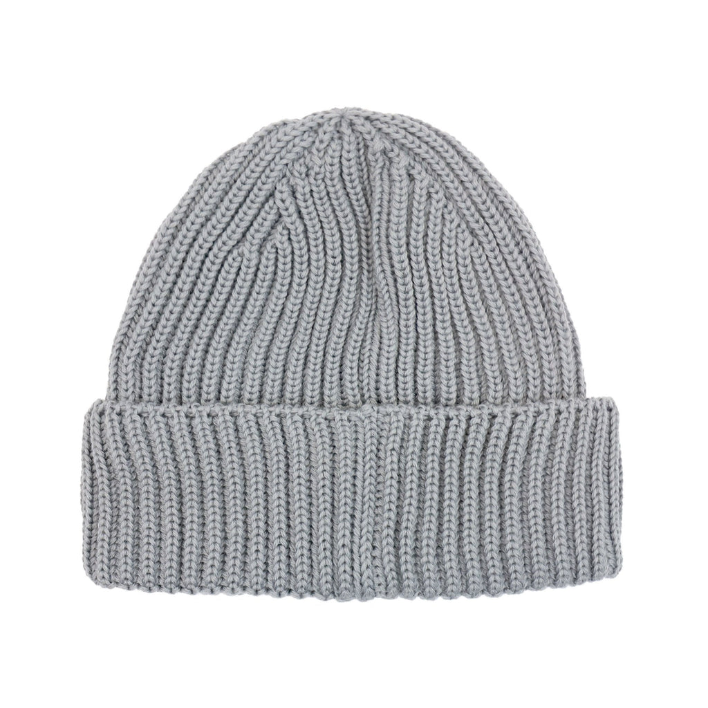 Cp Company Extra Fine Merino Wool Goggle Beanie Moon Grey M92