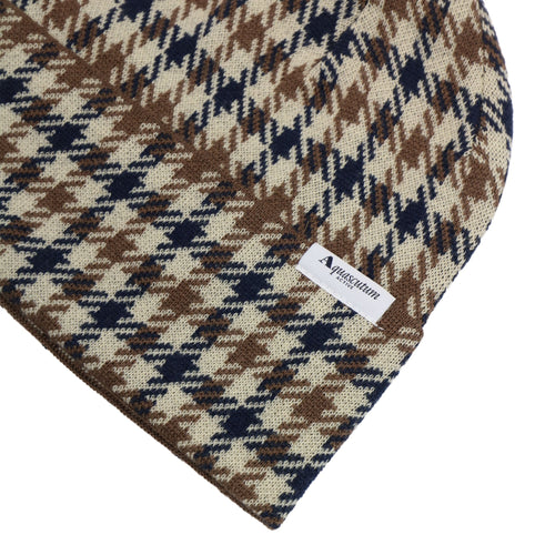 Aquascutum Club Check Beanie Club Check