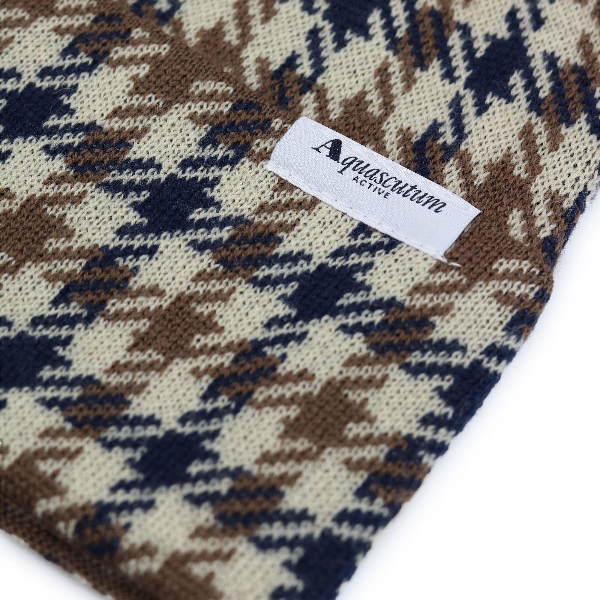 Aquascutum Club Check Beanie Club Check