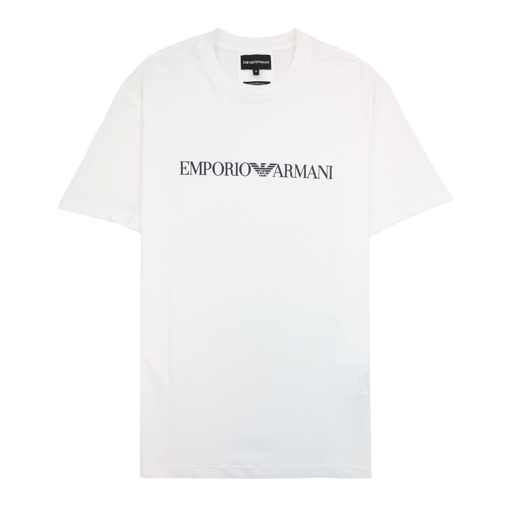 Emporio Armani Pima-jersey T-shirt With Logo White