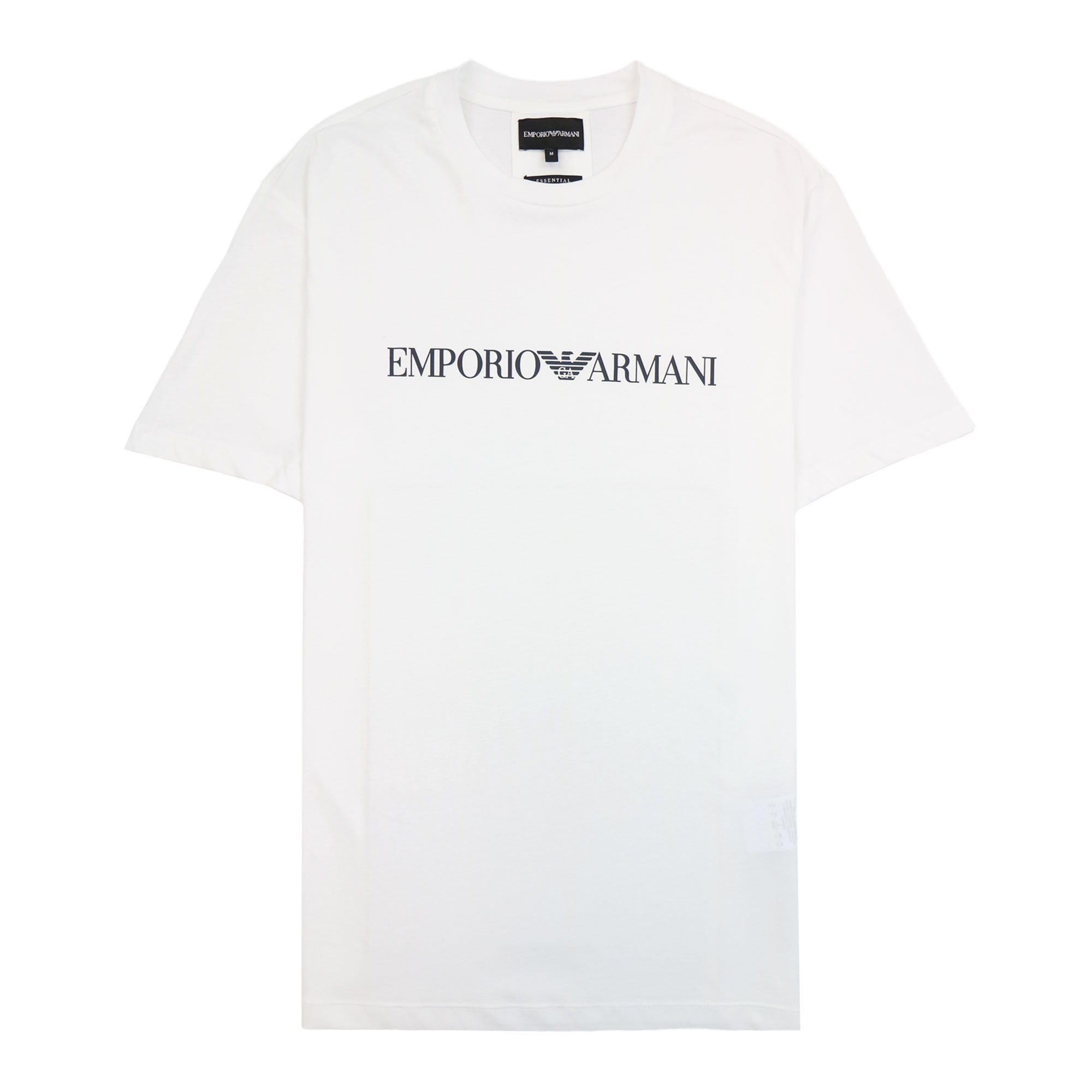 Emporio Armani Pima-jersey T-shirt With Logo White