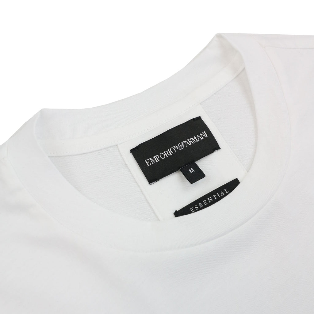 Emporio Armani Pima-jersey T-shirt With Logo White