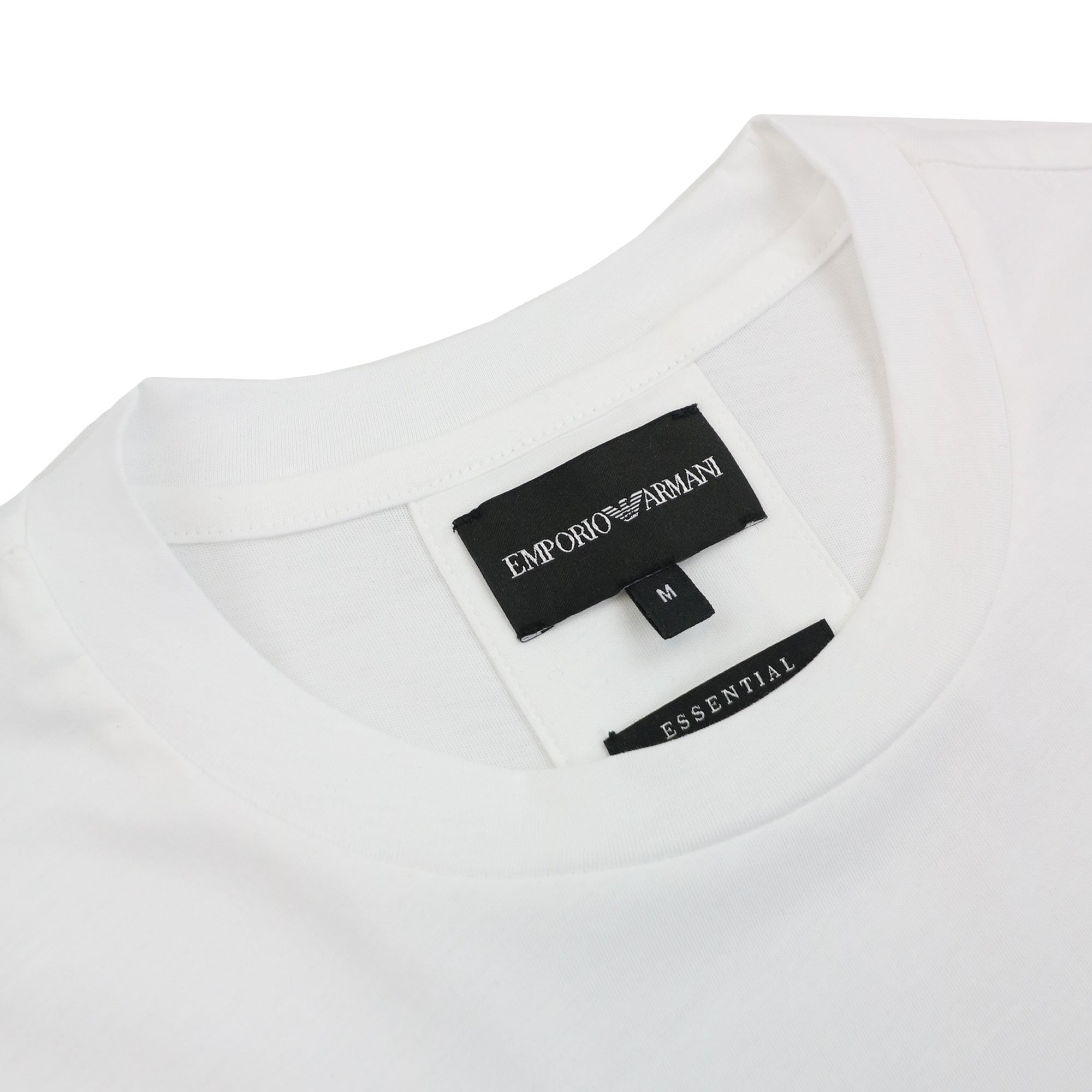 Emporio Armani Pima-jersey T-shirt With Logo White