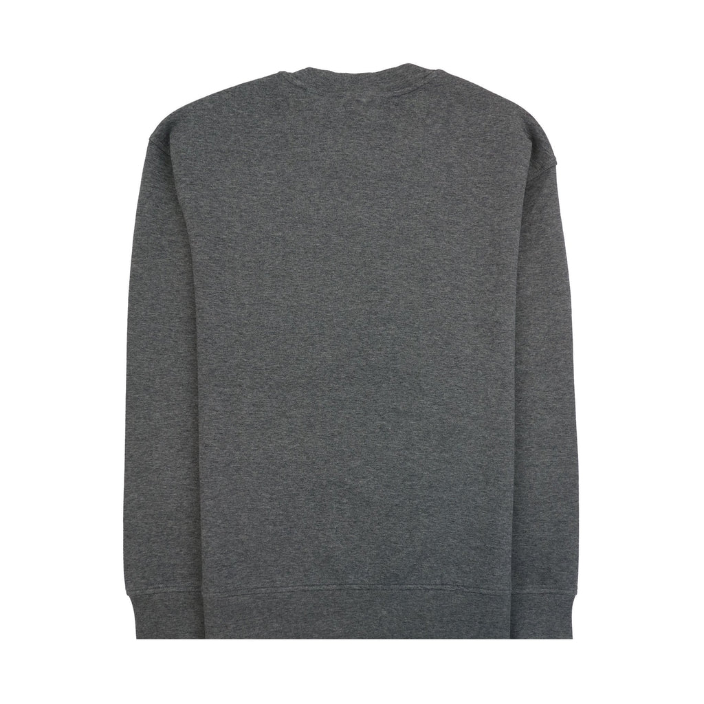 Emporio Armani Embossed Eagle Logo Chevron Backround Sweatshirt Grey 0631