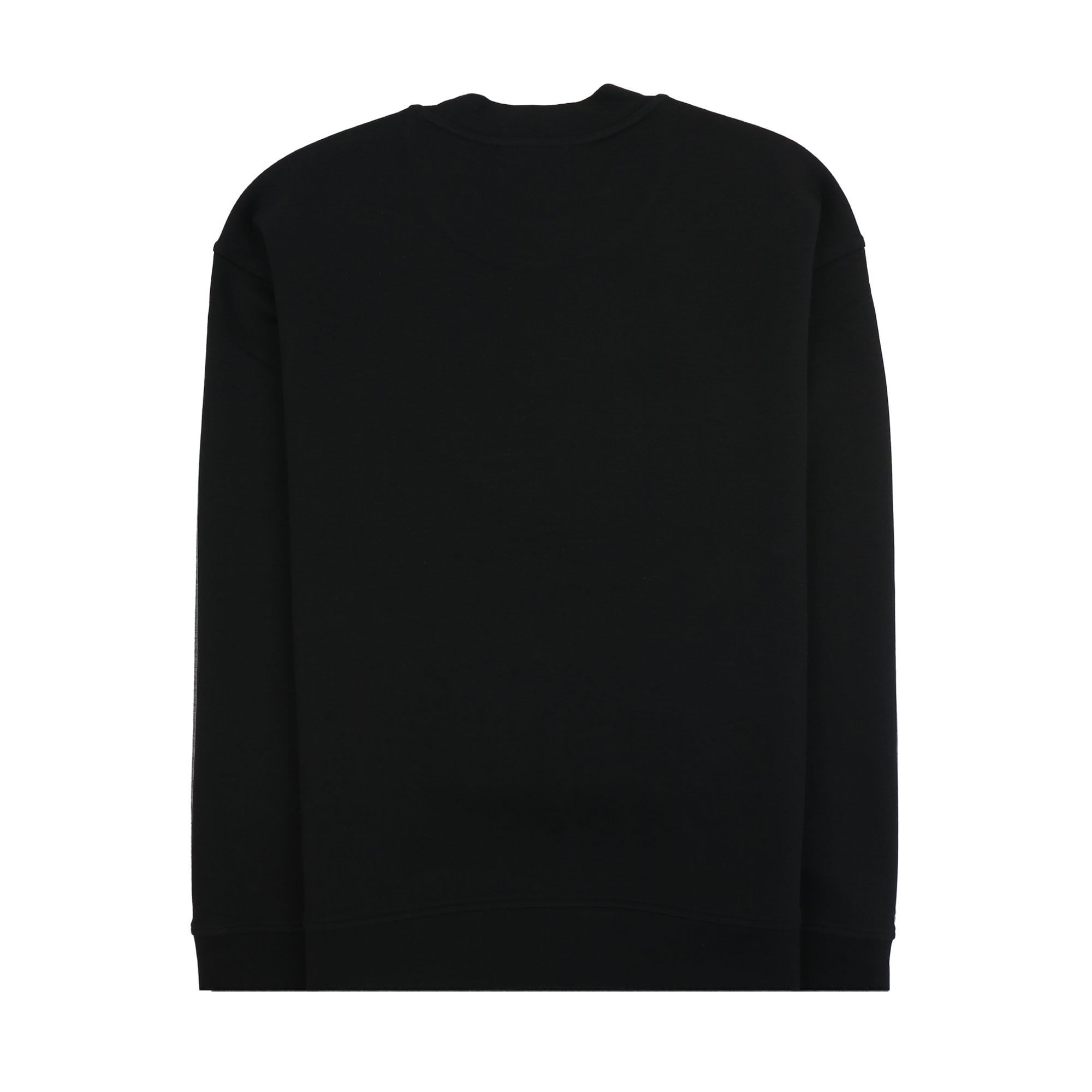 Emporio Armani Embossed Eagle Logo Chevron Backround Sweatshirt Black 999