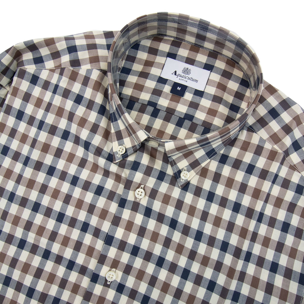 Aquascutum Active Club Check Shirt Club Check 28