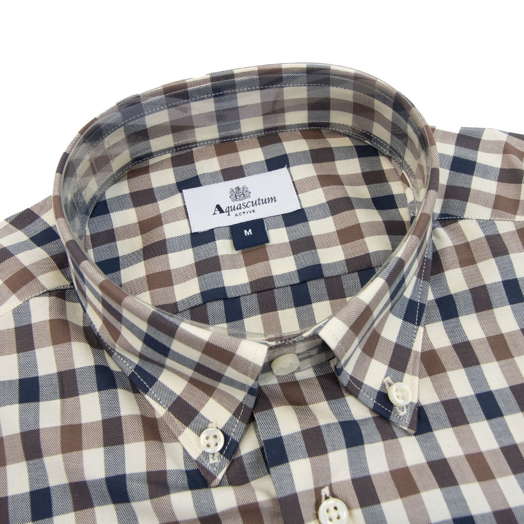 Aquascutum Active Club Check Shirt Club Check 28