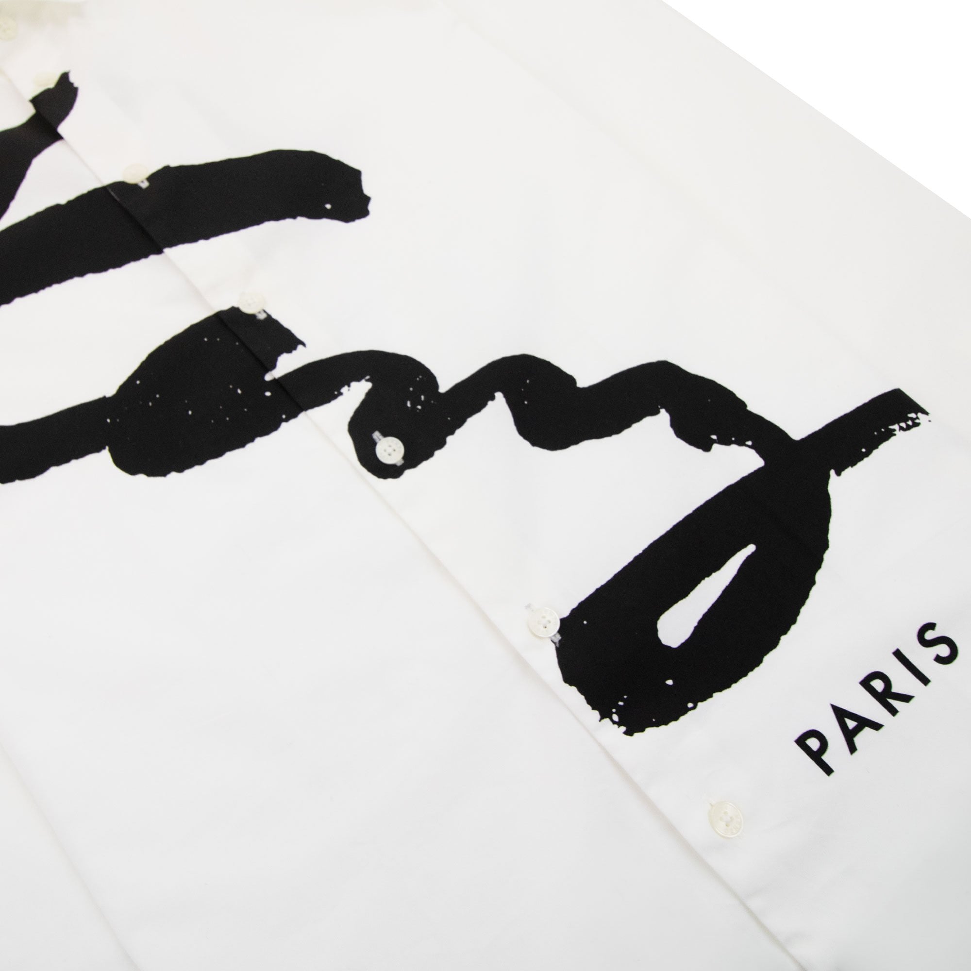 Kenzo Signature Logo Long Sleeve Shirt White