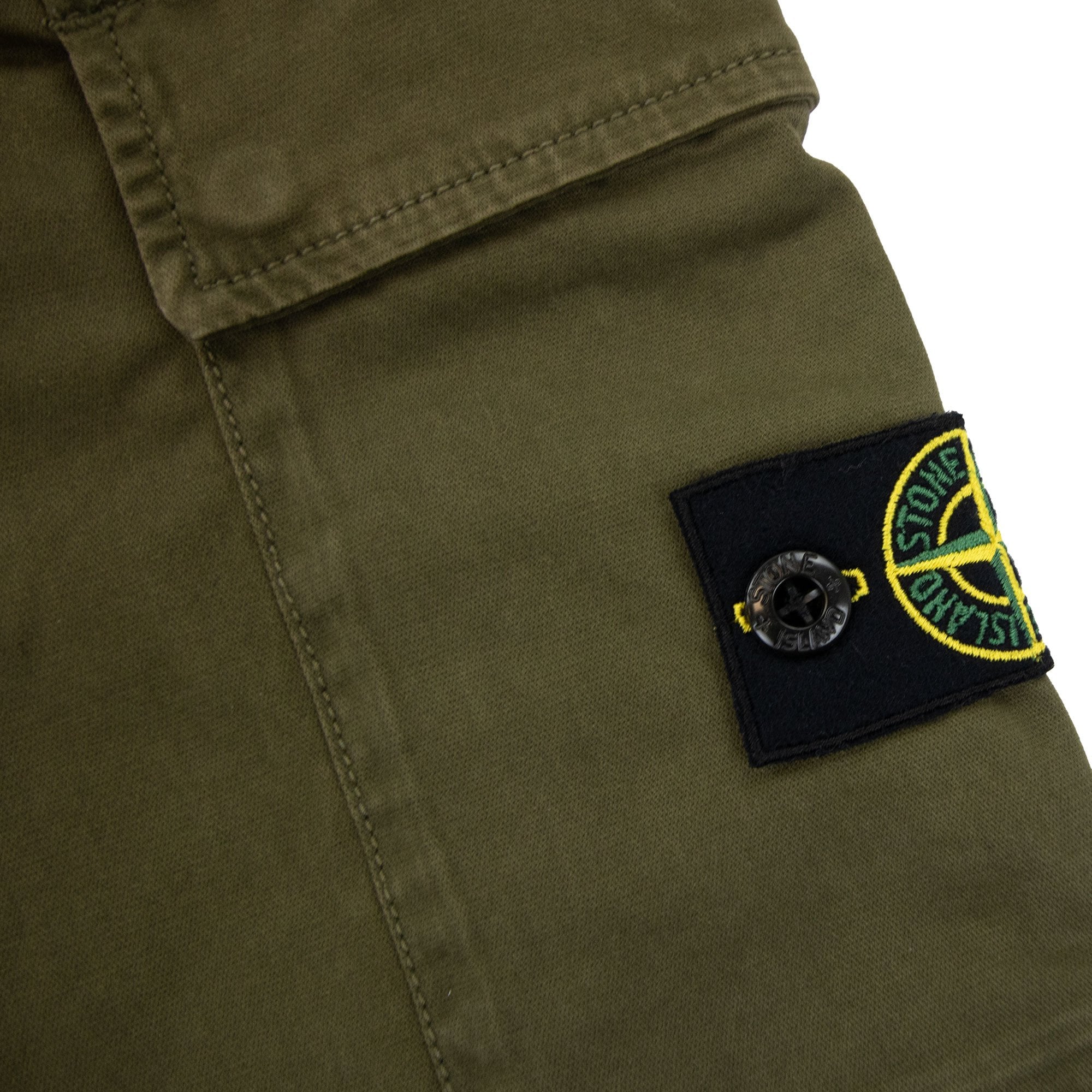 Stone Island Junior Cargo Trousers Khaki V0054