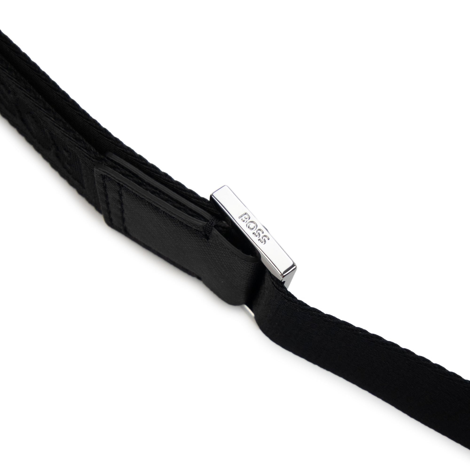 Hugo Boss Zair Ns Zip Logo Detail Reporter Bag Black 001