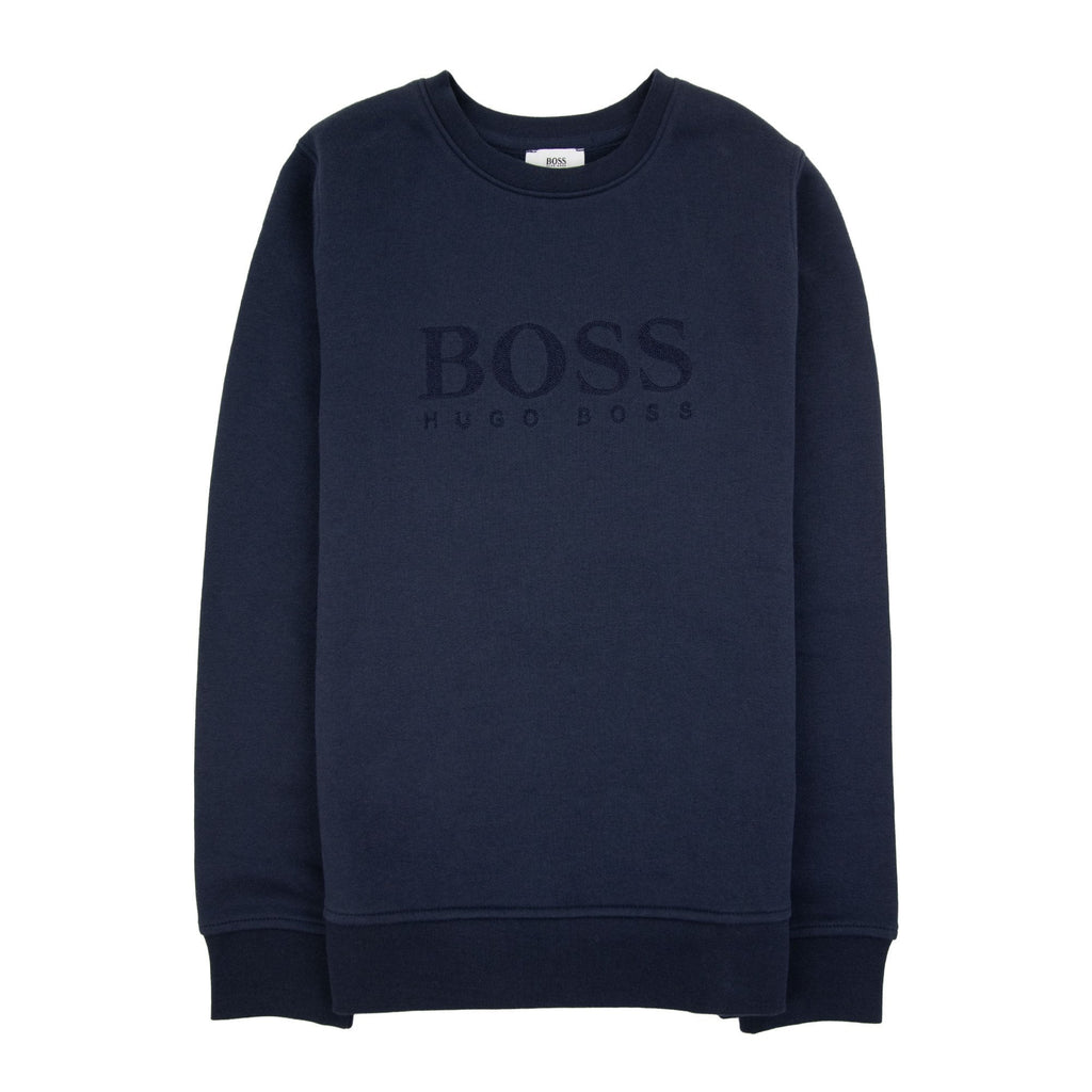 Hugo Boss Kids Boss Logo Sweat Navy
