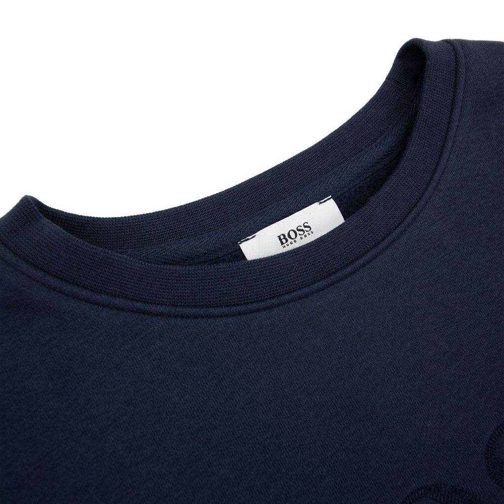 Hugo Boss Kids Boss Logo Sweat Navy