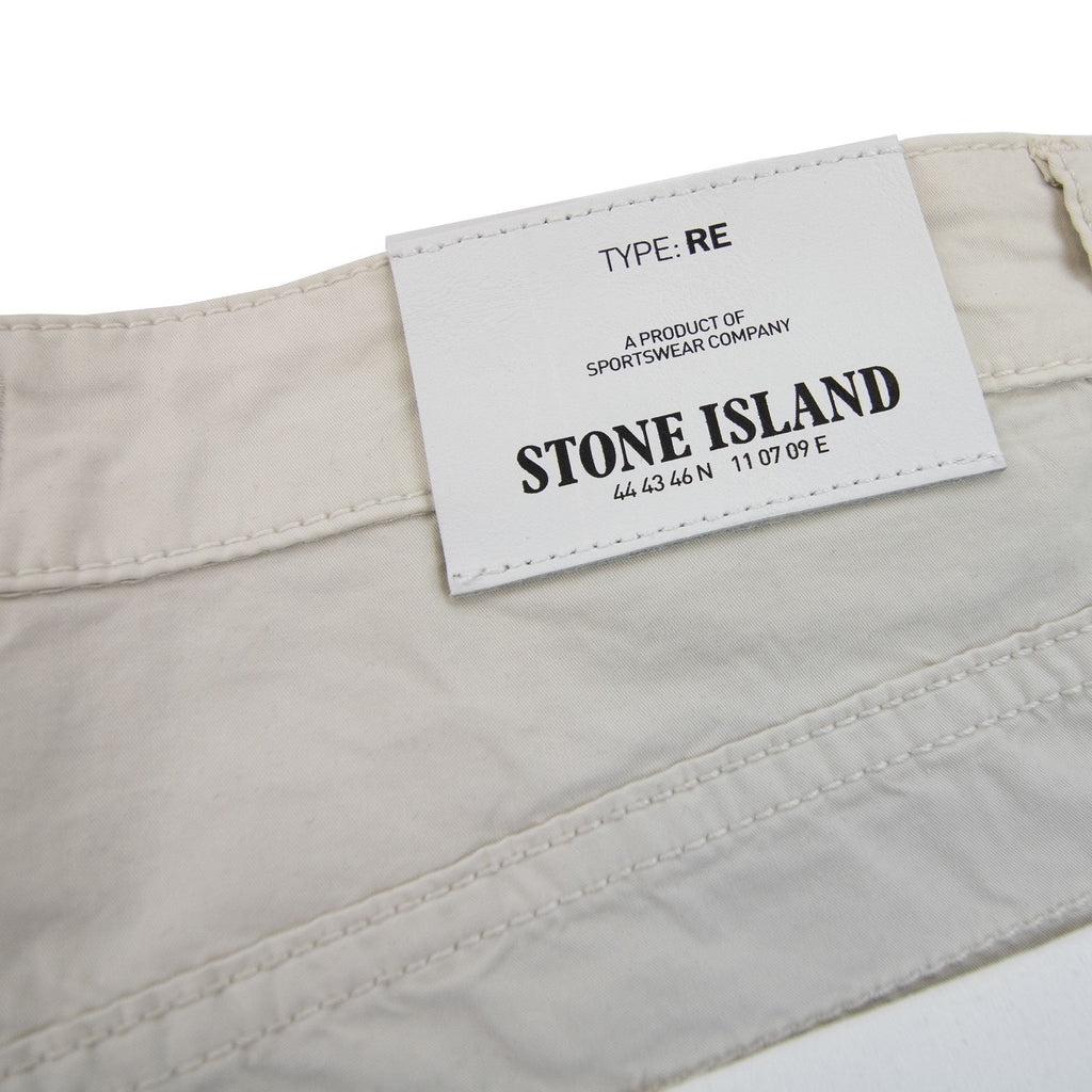 Stone Island Junior L0211 Stretch Cotton Shorts Beige V0003