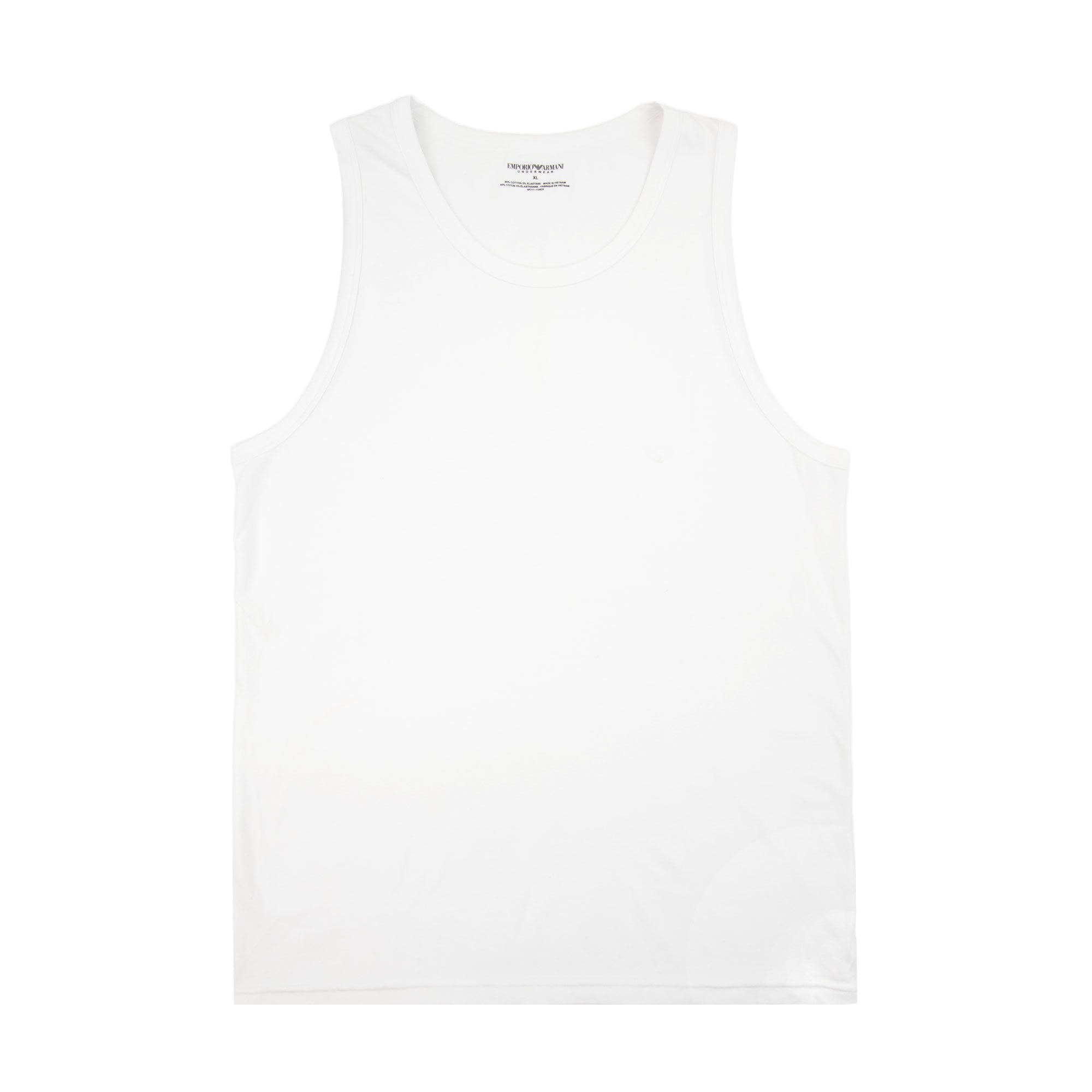 Emporio Armani Ga Back Eagle Logo Tank Top White