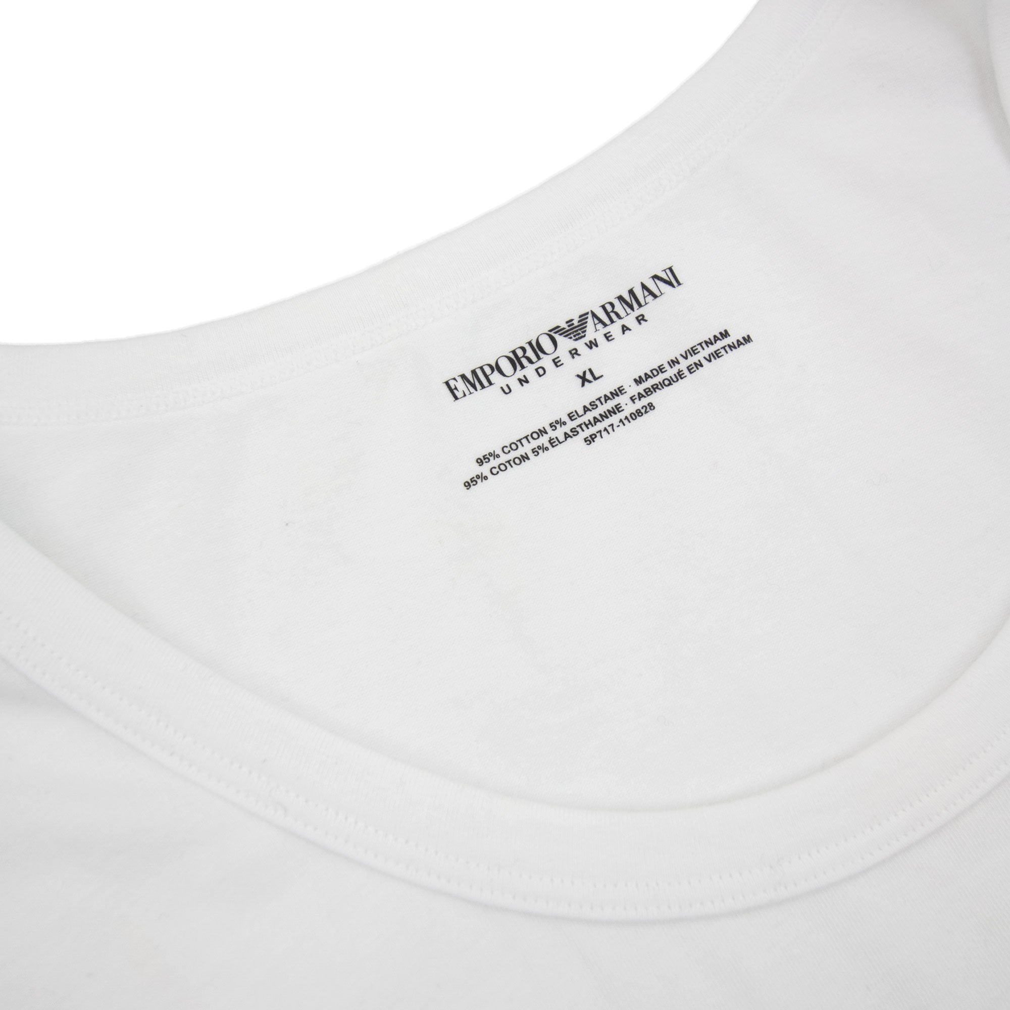 Emporio Armani Ga Back Eagle Logo Tank Top White