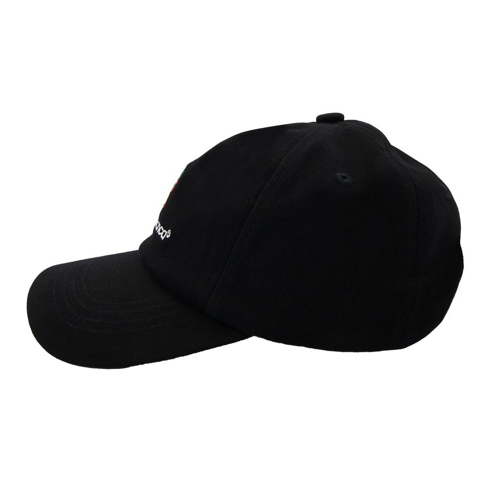 Casablanca Croquis De Tennis Embroidered Cap Black Twill