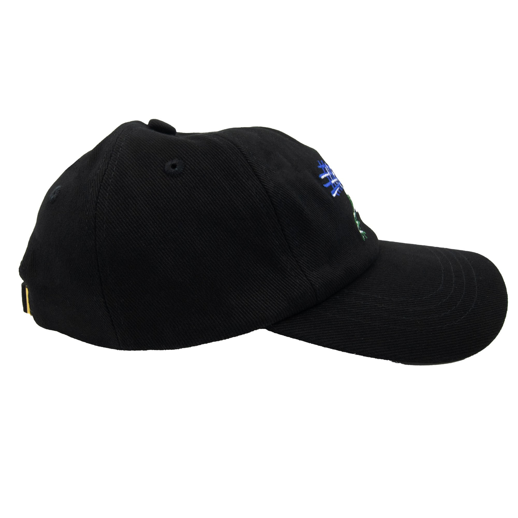 Casablanca Croquis De Tennis Embroidered Cap Black Twill
