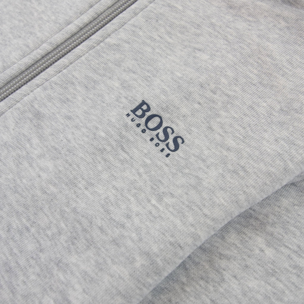 Hugo Boss Kids Fleece Hoody Turquoise/Light Grey