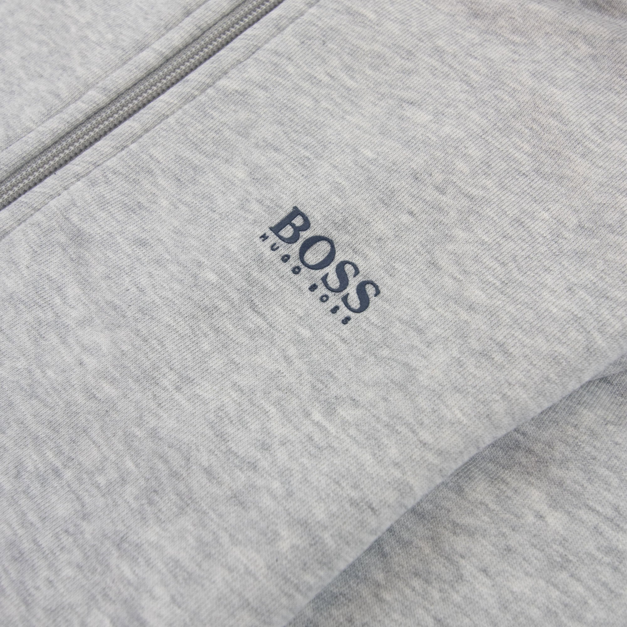 Hugo Boss Kids Fleece Hoody Turquoise/Light Grey